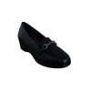 Horsebit Wedge Loafers - Black