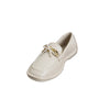 Bow Bar Loafers - Beige