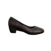 Band Detail Low Heel Pumps - Coffee