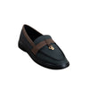 Two-Tone Charm Loafers - Black/Coffee