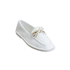 Bow Bar Loafers - White