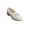 Patent Horsebit Loafers - Beige