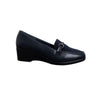 Horsebit Wedge Loafers - Navy
