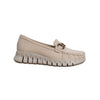 Horsebit Comfort Sole Loafers - Beige