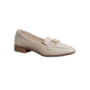 Patent Horsebit Loafers - Beige