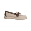 Two-Tone Charm Loafers - Beige/Coffee