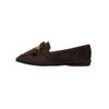 Suede Tassel Moccasins - Coffee