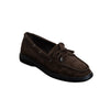 Suede Boat Shoes - Coffee