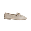 Bow Bar Loafers - Beige