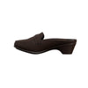 Strap Detail Wedge Mules - Coffee