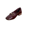 Patent Horsebit Loafers - Maroon