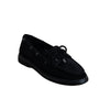 Suede Boat Shoes - Black