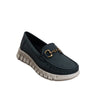 Horsebit Comfort Sole Loafers - Black