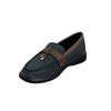 Two-Tone Charm Loafers - Black/Coffee