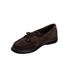 Suede Boat Shoes - Coffee