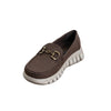 Horsebit Comfort Sole Loafers - Coffee