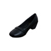 Band Detail Low Heel Pumps - Black