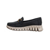 Horsebit Comfort Sole Loafers - Black