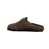 Buckle Strap Clogs - Coffee
