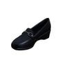 Horsebit Wedge Loafers - Black