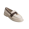 Two-Tone Charm Loafers - Beige/Coffee