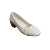 Band Detail Low Heel Pumps - Beige
